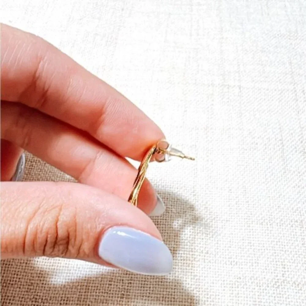 Geo twist stud earrings N477_3